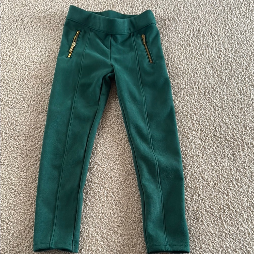 Janie and Jack Green Casual Slim Fit Bottoms